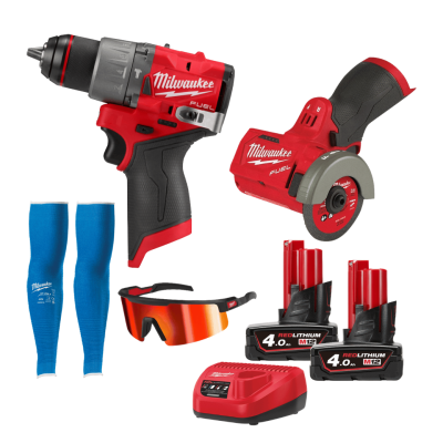 ชุดตัวจิ๋วพลังแจ๋ว 12V MILWAUKEE รุ่น M12 FPP2LR2604-402 TH