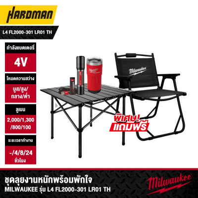 MILWAUKEE L4 FL2000-301 LR01 TH Flashlight Set
