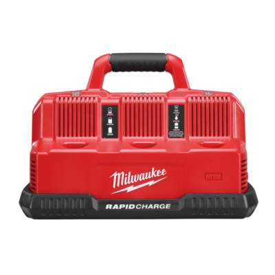 MILWAUKEE M12-18C3 6-Bay 12V–18V Fast Battery Charger