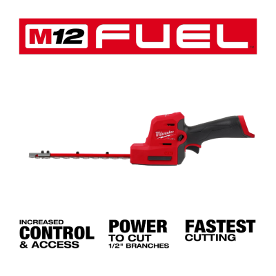 เครื่องตัดแต่งพุ่มไร้สาย 12V MILWAUKEE รุ่น M12 FHT20-0 (เฉพาะตัวเครื่อง)