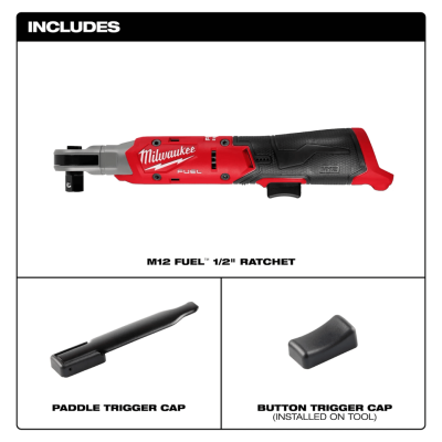 ประแจบล็อกด้ามฟรีไร้สาย 1/2" 12V MILWAUKEE รุ่น M12 FIR12G2-0B0 (เฉพาะตัวเครื่อง)