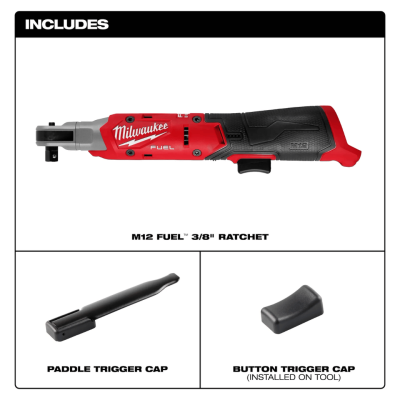 ประแจบล็อกด้ามฟรีไร้สาย 3/8" 12V MILWAUKEE รุ่น M12 FIR38G2-0B0 (เฉพาะตัวเครื่อง)