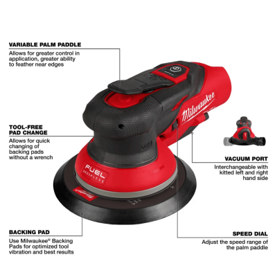 MILWAUKEE M12 FROS50-401 LR03 TH 12V Random Orbital Sander Set