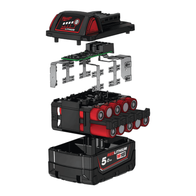แบตเตอรี่ REDLITHIUM™ 18V 5.0Ah MILWAUKEE รุ่น M18 B5
