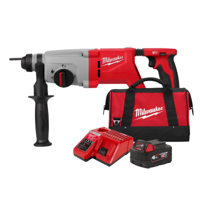 MILWAUKEE M18 BLHACD26-401B M18 REDSTART™ Cordless Rotary Hammer