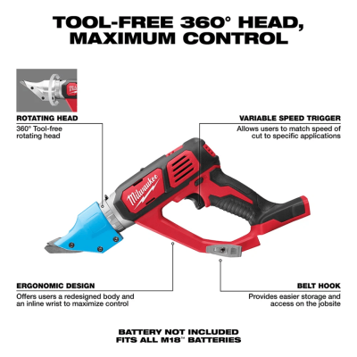 MILWAUKEE M18 BMS20-0 M18™ metal shear (Bare Tool)