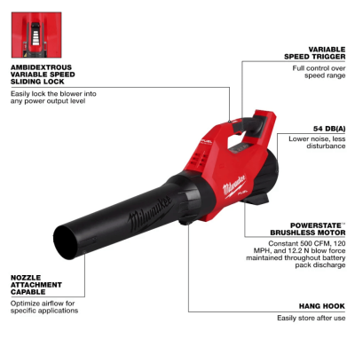MILWAUKEE M18 FBLG3-0 M18 FUEL™ Blower (Tool Only)