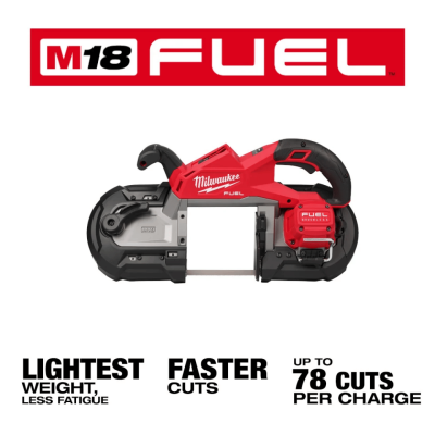 เลื่อยสายพานไร้สาย 18V 125 มม. MILWAUKEE รุ่น M18 FBS125-0C0 (เฉพาะตัวเครื่อง)