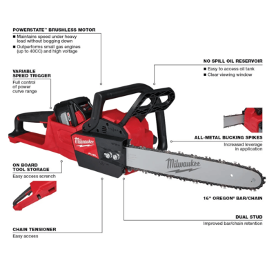 MILWAUKEE M18 FCHSC-0G0  11" 18V MILWAUKEE Cordless Chainsaw (Tool Only)