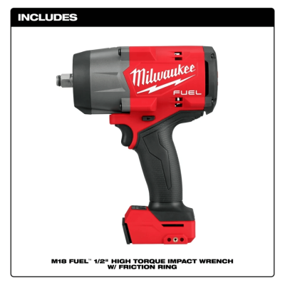 บล็อกกระแทกไร้สาย 1/2" 18V MILWAUKEE รุ่น M18 FHIW2F12-0 (เฉพาะตัวเครื่อง)