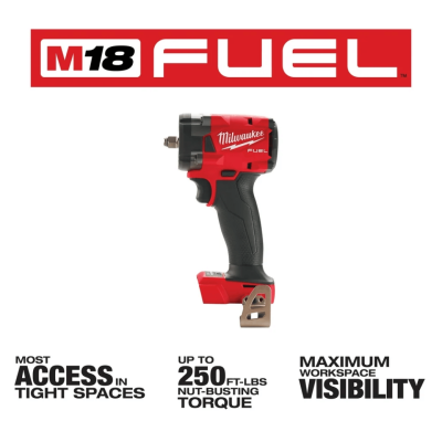 บล็อกกระแทกไร้สาย 3/8" 18V MILWAUKEE รุ่น M18 FIW2F38-0 (เฉพาะตัวเครื่อง)