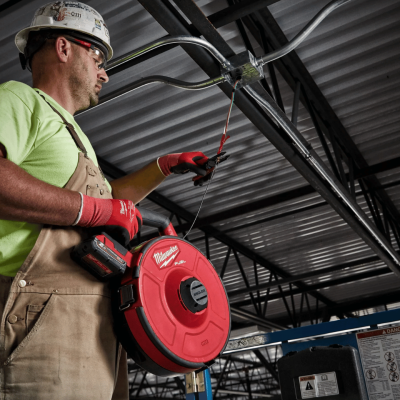 MILWAUKEE M18 FPFT-0 M18 FUEL™ Powered Fish Tape with 30 m Non-Conductive Cartridge (Tool Only)