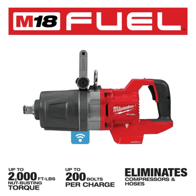 บล็อกกระแทกไร้สาย 1" 18V แกนสั้น ด้ามจับทรง D MILWAUKEE รุ่น M18 ONEFHIWF1DS-0C0 (เฉพาะตัวเครื่อง)