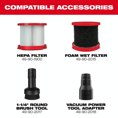 MILWAUKEE M18 VC-2-0 M18™ Wet/Dry Vacuum (Tool Only)