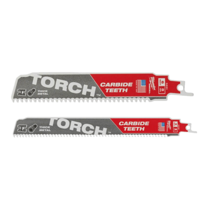 ใบเลื่อยซอว์ซอลตัดโลหะฟันคาร์ไบด์ 6 และ 9 นิ้ว MILWAUKEE รุ่น TORCH (1 ใบ/แพ็ค)