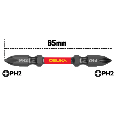 ดอกไขควงหัวแฉก 2 ด้าน PH2 OSUKA รุ่น OSAF4071 / OSAF4072