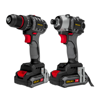 ชุดสว่านกระแทกเเละไขควงกระแทกไร้สาย OSUKA รุ่น OCK152-D2