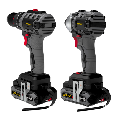 ชุดสว่านกระแทกเเละไขควงกระแทกไร้สาย OSUKA รุ่น OCK152-D2