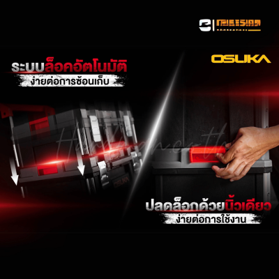 OSUKA Tool Storage Box with Drawers Model OSMMS23104