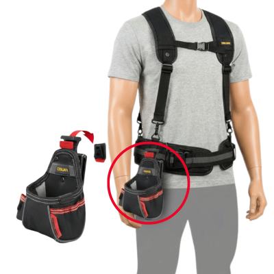 กระเป๋าช่างอเนกประสงค์ + เก็บตลับเมตร OSUKA รุ่น OSMTP23311