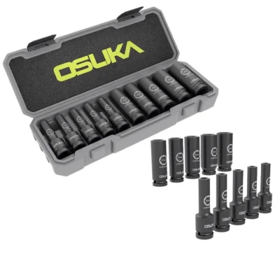 ชุดลูกบล็อกกระแทกยาว 1/2นิ้ว 10ชิ้น OSUKA รุ่น OSAF3211 ชุดลูกบล็อกกระแทกยาว 1/2นิ้ว 10ชิ้น OSUKA รุ่น OSAF3211