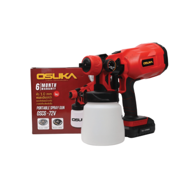 เครื่องพ่นสีไร้สาย OSCG-72V Osuka เครื่องพ่นสีไร้สาย OSCG-72V Osuka
