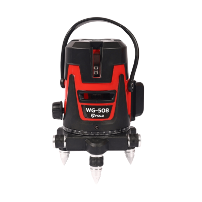 เครื่องวัดระดับเลเซอร์เเสงสีเขียว 5 เส้น POLO รุ่น WG-508 พร้อมขาตั้ง 1.2 เมตร