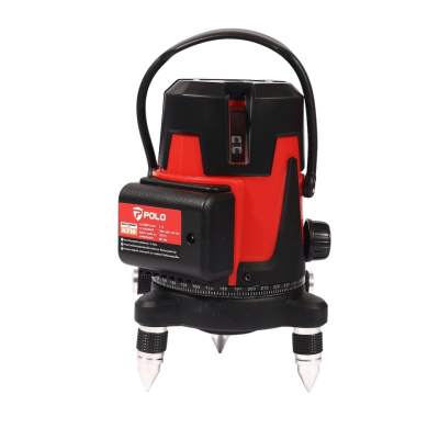 เครื่องวัดระดับเลเซอร์เเสงสีเขียว 5 เส้น POLO รุ่น WG-508 พร้อมขาตั้ง 1.2 เมตร