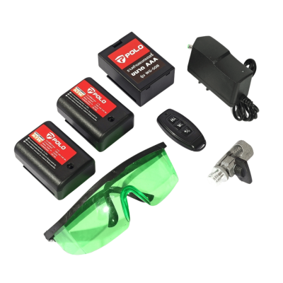 เครื่องวัดระดับเลเซอร์เเสงสีเขียว 5 เส้น POLO รุ่น WG-508 พร้อมขาตั้ง 1.2 เมตร