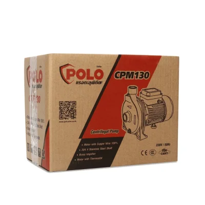 ปั๊มหอยโข่ง มอเตอร์ 0.5 POLO รุ่น CPM-130 