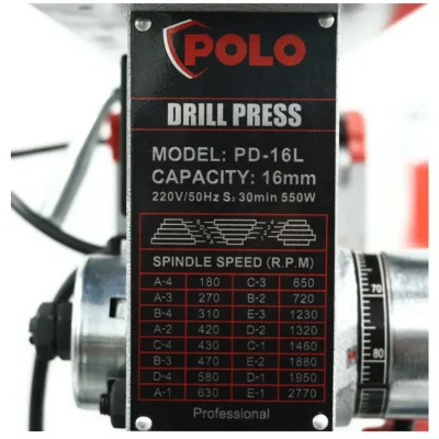 สว่านแท่น 5 หุน POLO รุ่น PD-16L สว่านแท่น 5 หุน POLO รุ่น PD-16L