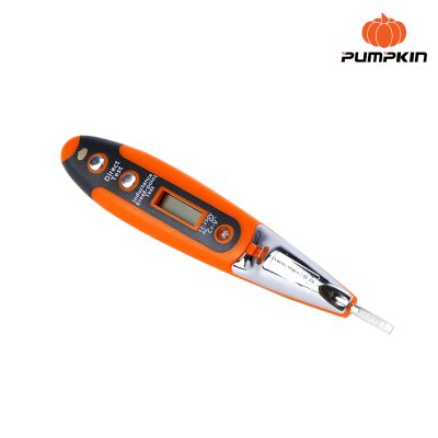 ไขควงลองไฟดิจิตอลพร้อมไฟฉาย LED PUMPKIN รุ่น 17744/PTT-DTS ไขควงลองไฟดิจิตอลพร้อมไฟฉาย LED PUMPKIN รุ่น 17744/PTT-DTS