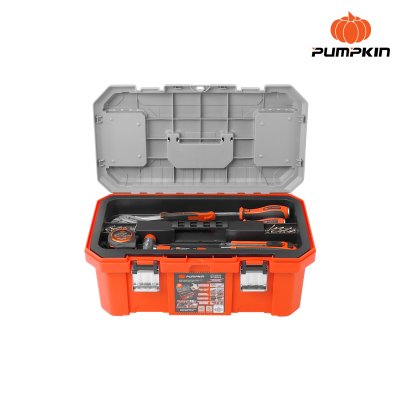 20" Plastic Tool Box With Portable Storage And Scale On Lid PUMPKIN PTT-PSS20 20866