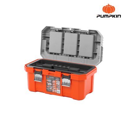 18" Plastic Tool Box With Storage Box And Scale On Tray PUMPKIN PTT-TSS18 / 20868