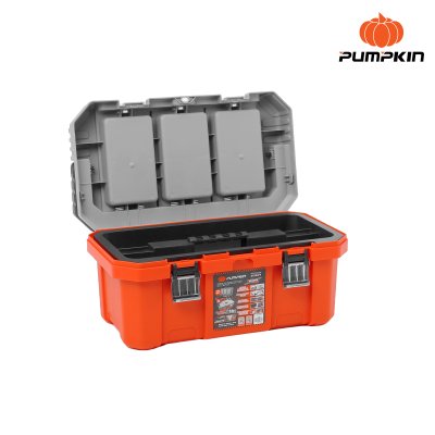 20" Plastic Tool Box With Storage Box And Scale On Tray PUMPKIN PTT-TSS20 / 20869