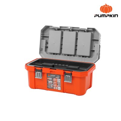 20" Plastic Tool Box With Storage Box And Scale On Tray PUMPKIN PTT-TSS20 / 20869