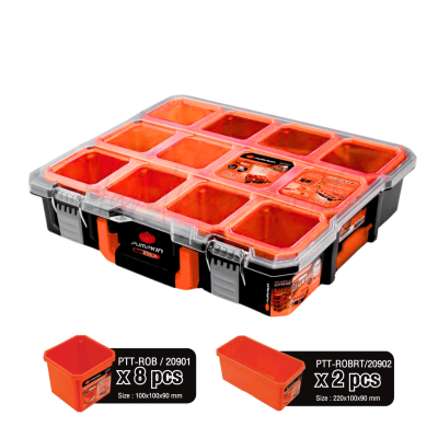 กล่องแบบมีช่องเก็บอุปกรณ์ 110 mm PUMPKIN รุ่น PTT-MST110R / 20900 กล่องแบบมีช่องเก็บอุปกรณ์ 110 mm PUMPKIN รุ่น PTT-MST110R / 20900