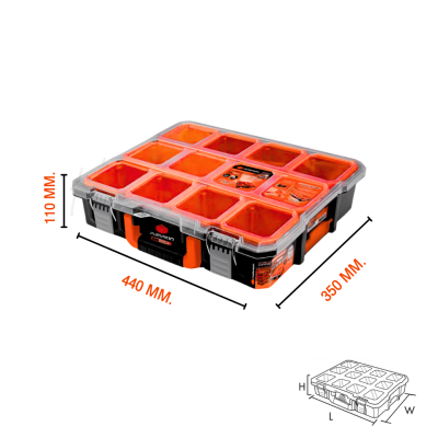 กล่องแบบมีช่องเก็บอุปกรณ์ 110 mm PUMPKIN รุ่น PTT-MST110R / 20900 กล่องแบบมีช่องเก็บอุปกรณ์ 110 mm PUMPKIN รุ่น PTT-MST110R / 20900