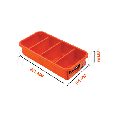 PUMPKIN 4 Compartment Rectangular Box PTT-ROBLP4T 20907