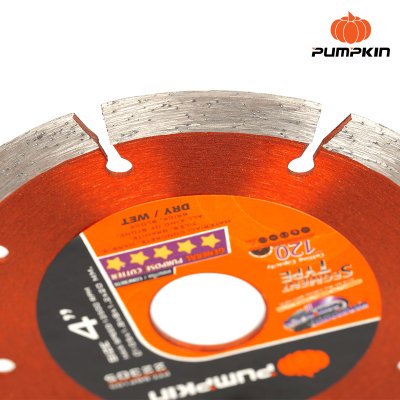 4” Diamond Blade Segment Type Porcelain Tile Cutter PUMPKIN PTT-SEG105 / 22305