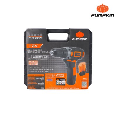 สว่านไร้สาย J-Series 12V PUMPKIN รุ่น 50209/J-12BD1503 สว่านไร้สาย J-Series 12V PUMPKIN รุ่น 50209/J-12BD1503