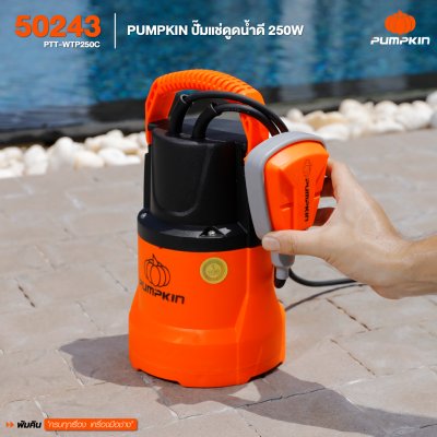 ปั๊มแช่ดูดน้ำดี 250W PUMPKIN รุ่น 50243/PTT-WTP250C