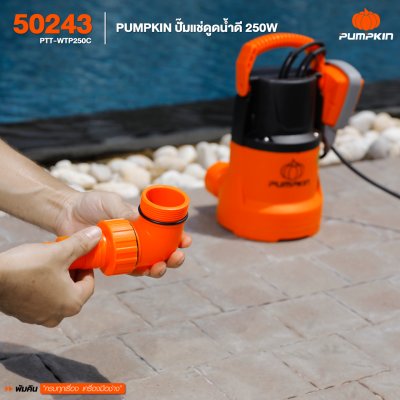 ปั๊มแช่ดูดน้ำดี 250W PUMPKIN รุ่น 50243/PTT-WTP250C