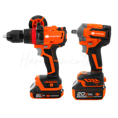 Brushless Cordless Impact Drill /Impact Wrench PUMPKIN INF-IMDIW-422CK / 50296