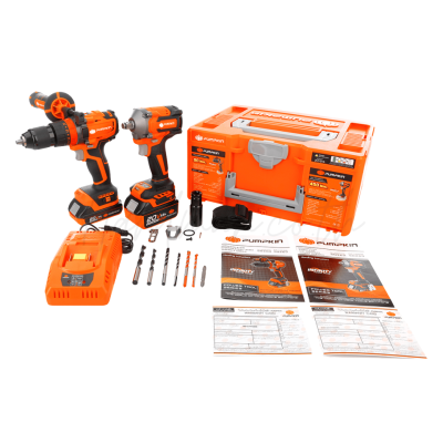 Brushless Cordless Impact Drill /Impact Wrench PUMPKIN INF-IMDIW-422CK / 50296