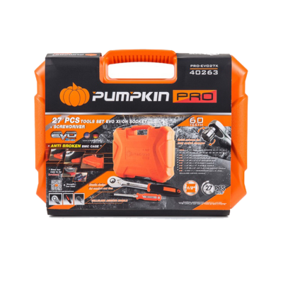 ชุดลูกบล๊อก 1/2 นิ้ว 27 ตัว PUMPKIN รุ่น 40263/PRO-EVO27X ชุดลูกบล๊อก 1/2 นิ้ว 27 ตัว PUMPKIN รุ่น 40263/PRO-EVO27X