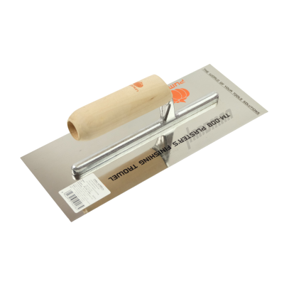 เกียงฉาบปูนสแตนเลสด้ามไม้ PUMPKIN รุ่น 28104PTT-11SPW  เกียงฉาบปูนสแตนเลสด้ามไม้ PUMPKIN รุ่น 28104PTT-11SPW
