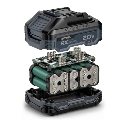 แบตเตอรี่ลิเธียมไอออน 20V 2.0Ah ROWEL รุ่น BLR2020RX
