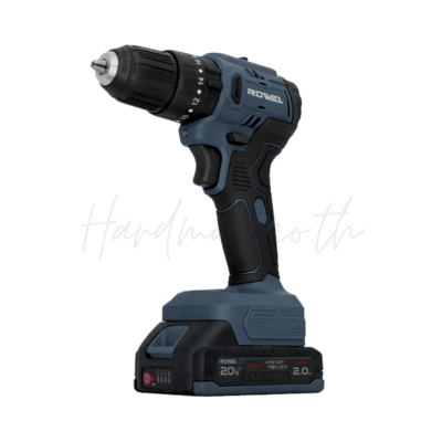 ROWEL Cordless Impact Drill BL with battery 2 Ah x 2 (RW-PT-DBDC500), Power 20 V. 50 Nm.