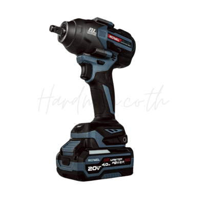 ROWEL Cordless Impact Wrenchย BL with battery 4 Ah x 1 (RW-PT-DIW750),Power 20 V. 750 Nm.